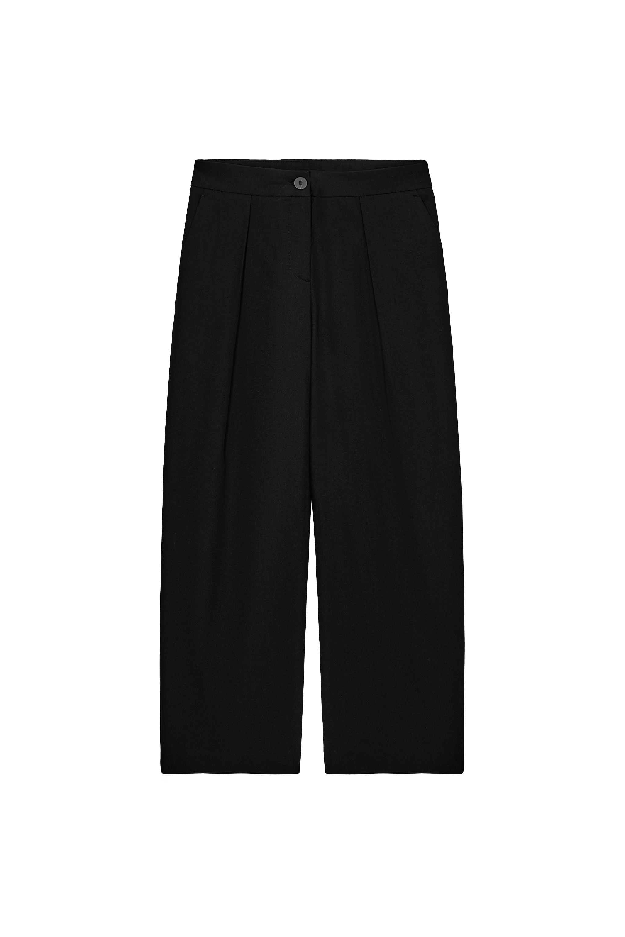 PLEATED TAPERED PANTS